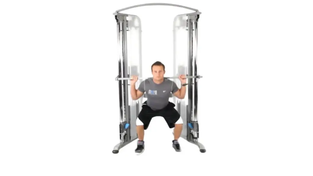 cable machine squat exercise