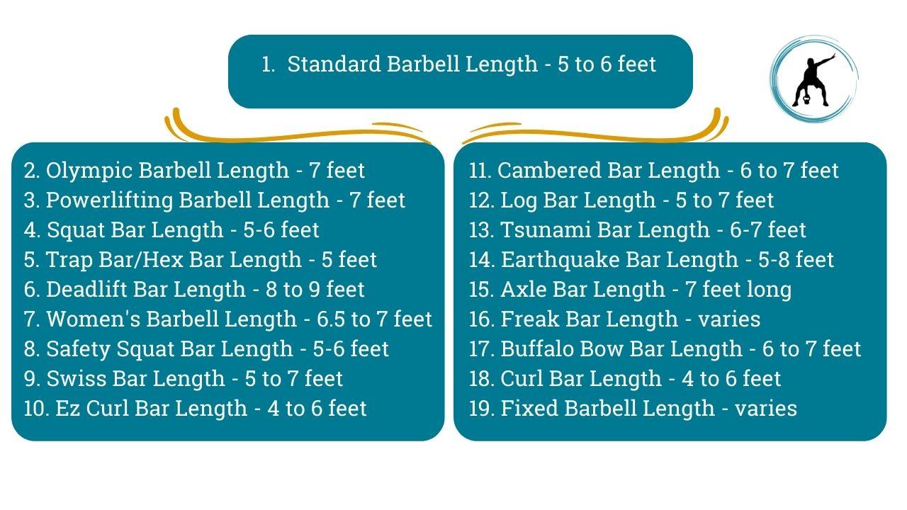 19 Different Barbell Lengths: What Length Barbell Do I Need