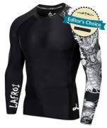 Best Overall: LAFROI Men's Long Sleeve Rash Guard