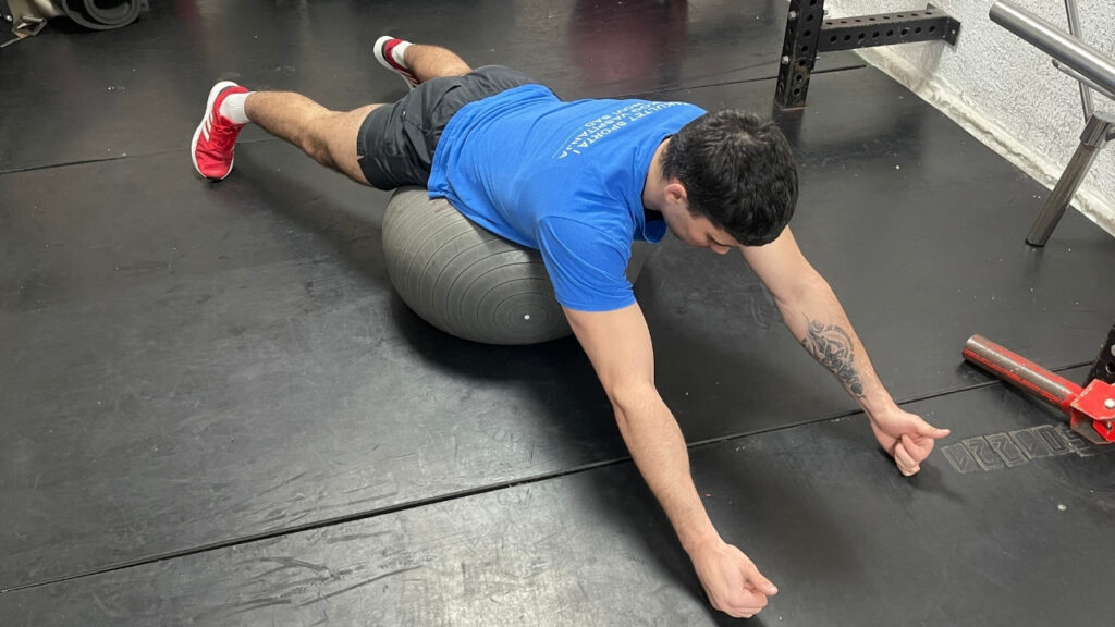 How to Do a Prone Ball Cobra Exercise on a Stability Ball | Functional ...